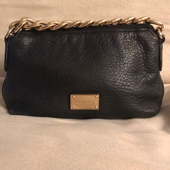 Michael Kors Bags Michael Kors Black Clutch Gold Hardware Poshmark